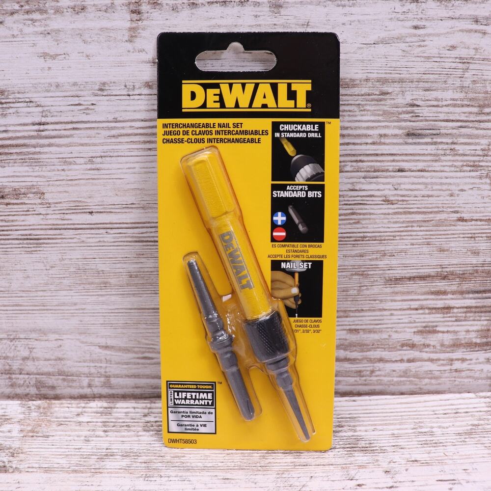 DEWALT DWHT58503 Interchangeable Nail Set
